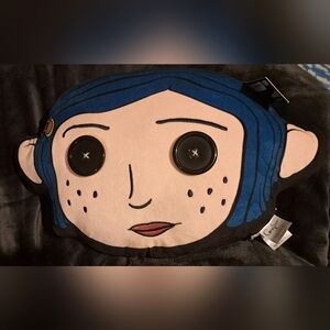 Character Pillow - Blue and Cream